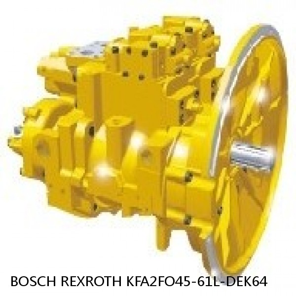 KFA2FO45-61L-DEK64 BOSCH REXROTH KFA2FO HYDRAULIC PISTON PUMP #1 image