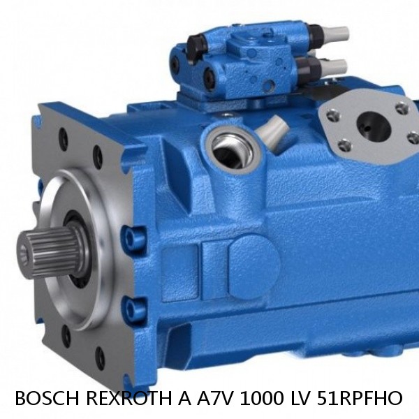 A A7V 1000 LV 51RPFHO BOSCH REXROTH A7V HYDRAULIC PISTON PUMP #1 image